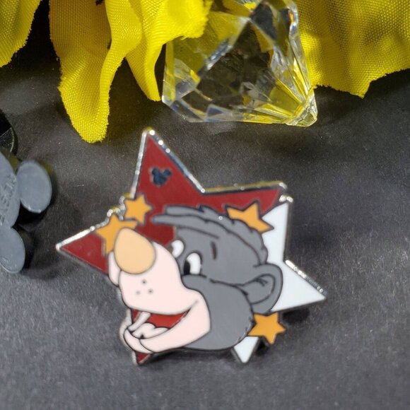 Disney Baloo Bear Trading Pin Jungle Book Hidden Mickey Lapel Pin Brooch Jewelry - Picture 6 of 6